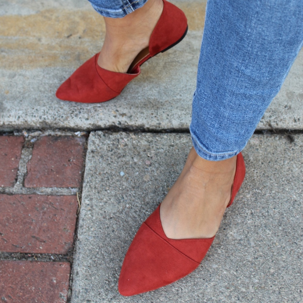 🚨END OF SUMMER SALE// Brick Red Flat - Picture 6 of 8
